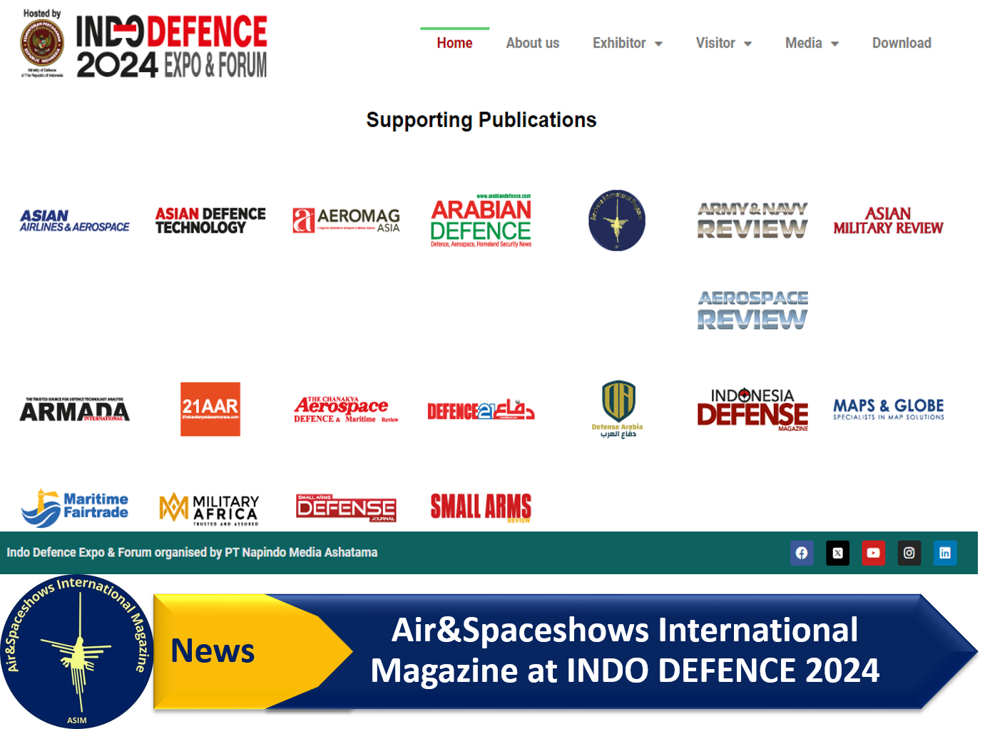 Air&Spaceshows International Magazine at INDO DEFENCE 2024 Air