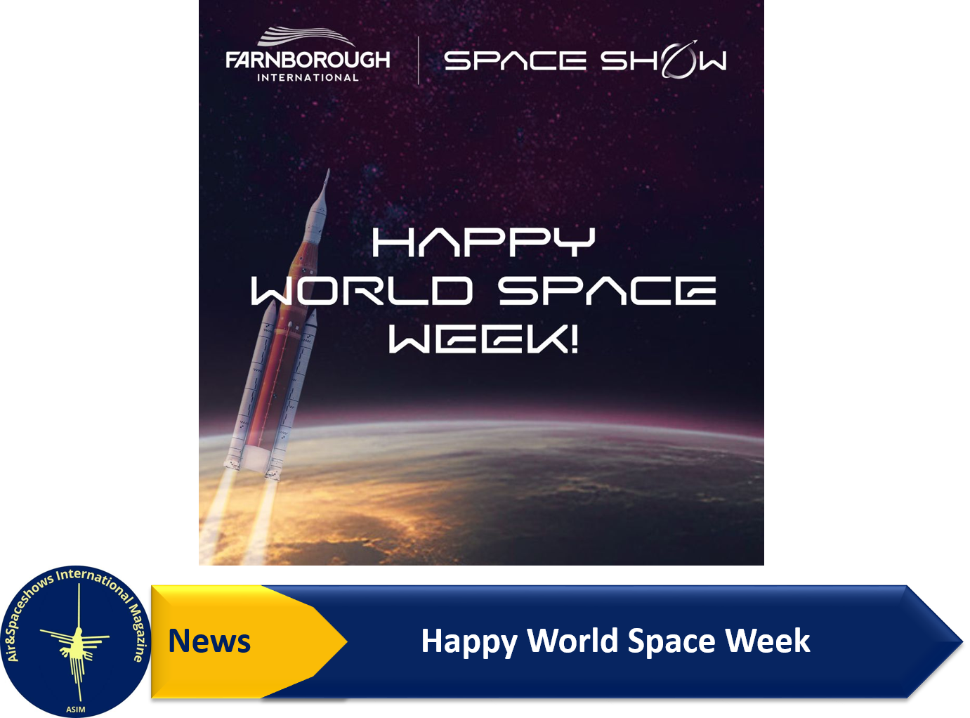 Happy World Space Week Air & Space shows International Magazine